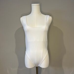 a new day White Square Neck Bodysuit